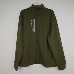 RLX Ralph Lauren Full Zip Jacket Men's Size 2XL Green Microfiber Wicking